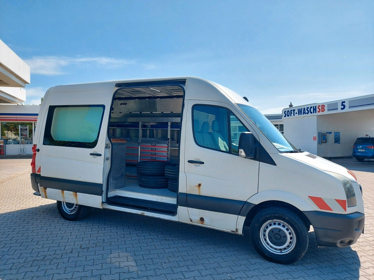 Transport de personnes Volkswagen Crafter Kasten 35 mittel L2H2 Hochdach KLIMA AHK: photos 24
