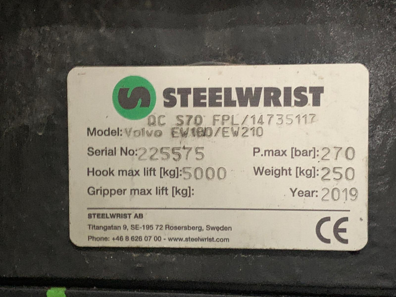 STEELWRIST QC S70 (OQ70) - Attache rapide: photos 5 STEELWRIST QC S70 (OQ70) - Attache rapide: photos 5