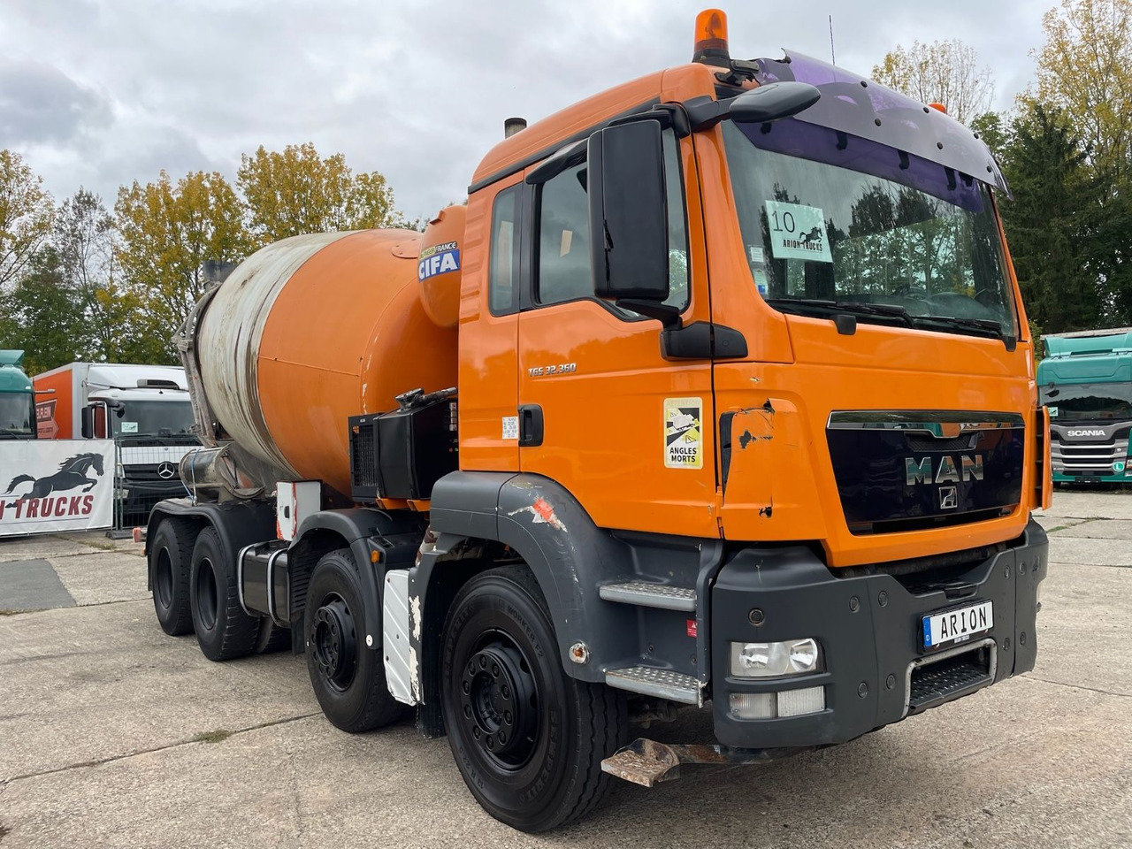 MAN TGS 32.360 8x4 BB Betonmischer/CIFA/SL9/9m3/EU4 - Camion malaxeur: photos 1 MAN TGS 32.360 8x4 BB Betonmischer/CIFA/SL9/9m3/EU4 - Camion malaxeur: photos 1