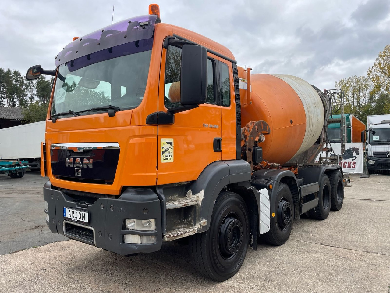 MAN TGS 32.360 8x4 BB Betonmischer/CIFA/SL9/9m3/EU4 - Camion malaxeur: photos 3 MAN TGS 32.360 8x4 BB Betonmischer/CIFA/SL9/9m3/EU4 - Camion malaxeur: photos 3
