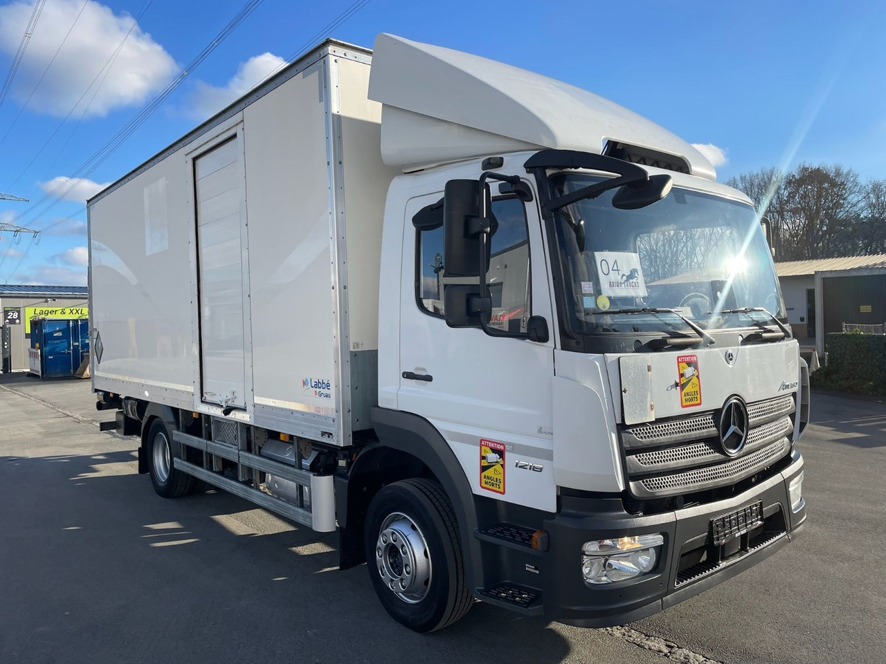 Mercedes-Benz Atego 1218 4x2 Koffer/FULL-ADR/EXIII/LBW/AC/EU6d - Camion fourgon: photos 1 Mercedes-Benz Atego 1218 4x2 Koffer/FULL-ADR/EXIII/LBW/AC/EU6d - Camion fourgon: photos 1