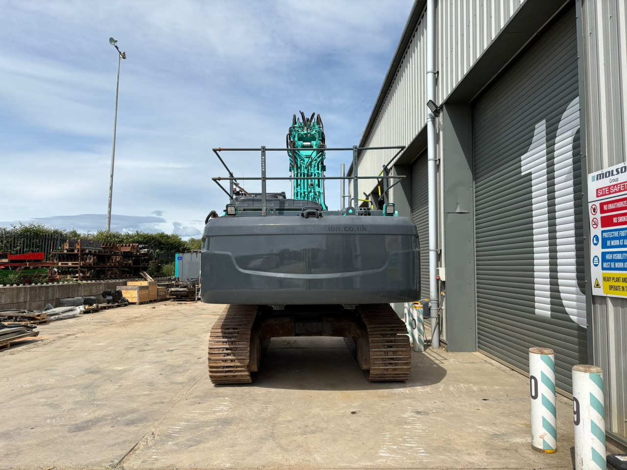 Kobelco SK400DLC-10 25m 3 Piece Demolition Arm - Pelle sur chenille: photos 4 Kobelco SK400DLC-10 25m 3 Piece Demolition Arm - Pelle sur chenille: photos 4