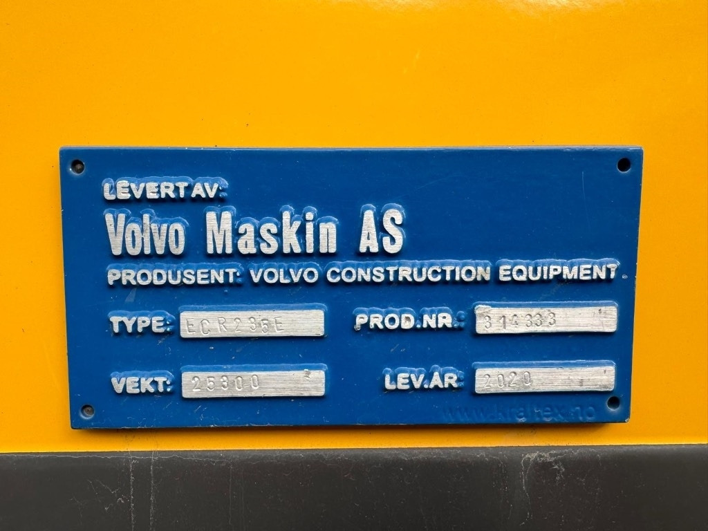 Volvo ECR 235 E - Pelle sur chenille: photos 5 Volvo ECR 235 E - Pelle sur chenille: photos 5