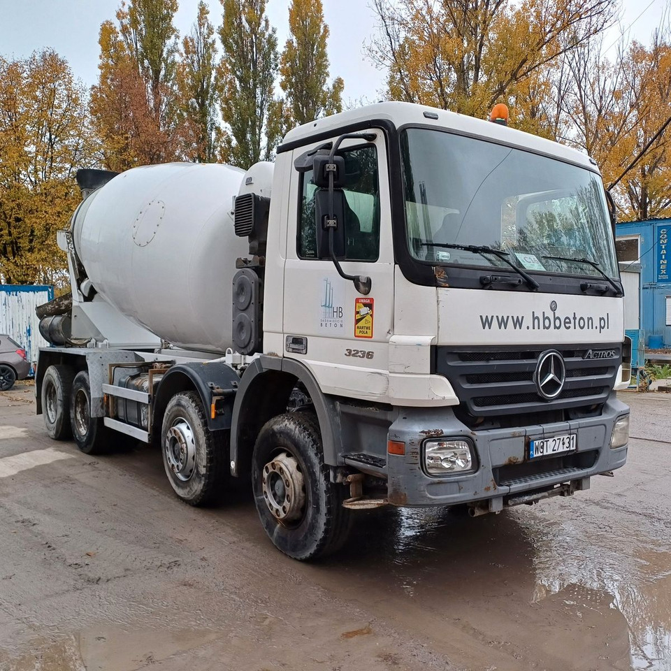Mercedes-Benz ACTROS 3236 INTERMIX 9M3 - Camion malaxeur: photos 1 Mercedes-Benz ACTROS 3236 INTERMIX 9M3 - Camion malaxeur: photos 1