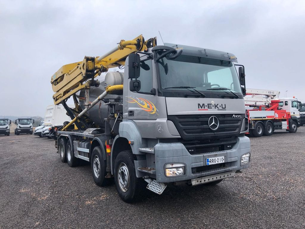 Mercedes-Benz AXOR 3240 SARAKA MT-27-4Z4 - Camion pompe: photos 1 Mercedes-Benz AXOR 3240 SARAKA MT-27-4Z4 - Camion pompe: photos 1