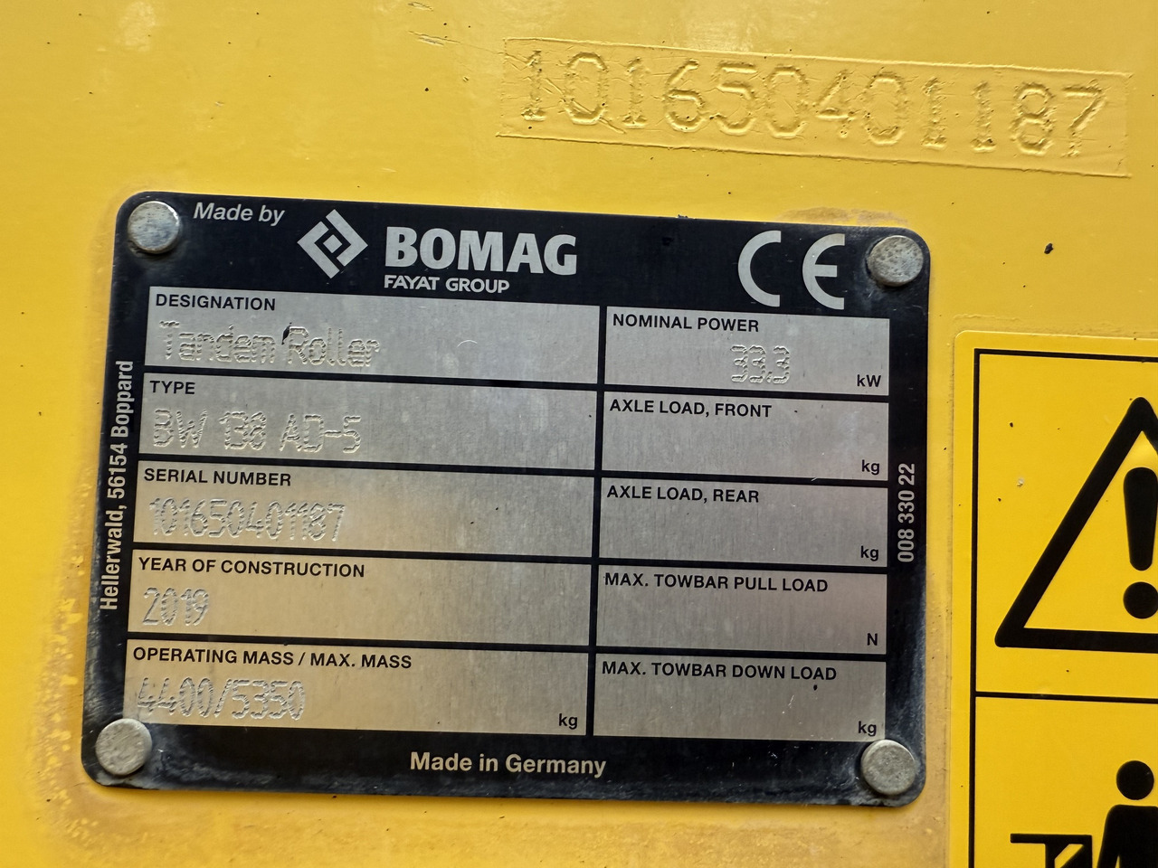 Compacteur à pieds de mouton/ Monocylindre BOMAG BW138AD-5: photos 7