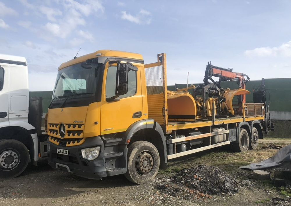 Mercedes-Benz Arocs 2527 6x2 HDS atlas 105.2-2AL skrzynia - Camion plateau: photos 3 Mercedes-Benz Arocs 2527 6x2 HDS atlas 105.2-2AL skrzynia - Camion plateau: photos 3
