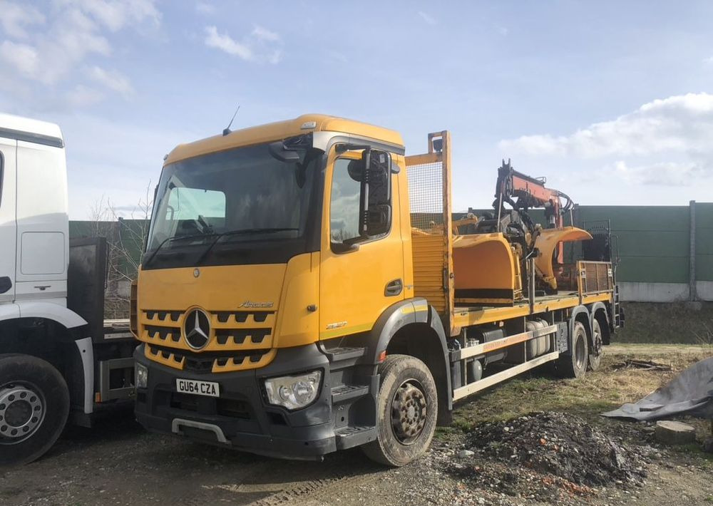 Mercedes-Benz Arocs 2527 6x2 HDS atlas 105.2-2AL skrzynia - Camion plateau: photos 1 Mercedes-Benz Arocs 2527 6x2 HDS atlas 105.2-2AL skrzynia - Camion plateau: photos 1