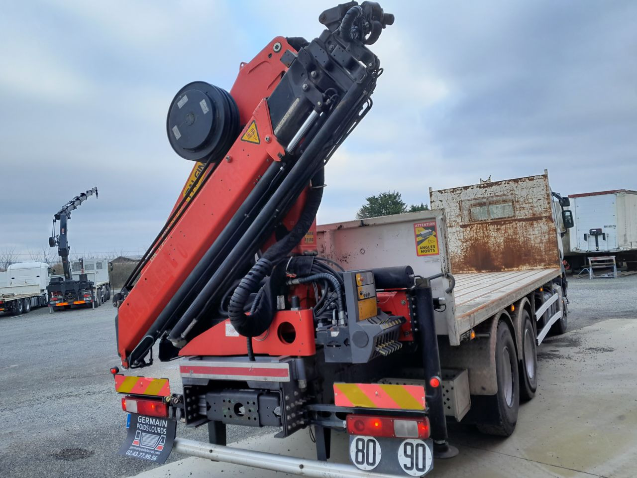 Renault C430 6x4 Standard platform Truck - Camion plateau, Camion grue: photos 4 Renault C430 6x4 Standard platform Truck - Camion plateau, Camion grue: photos 4