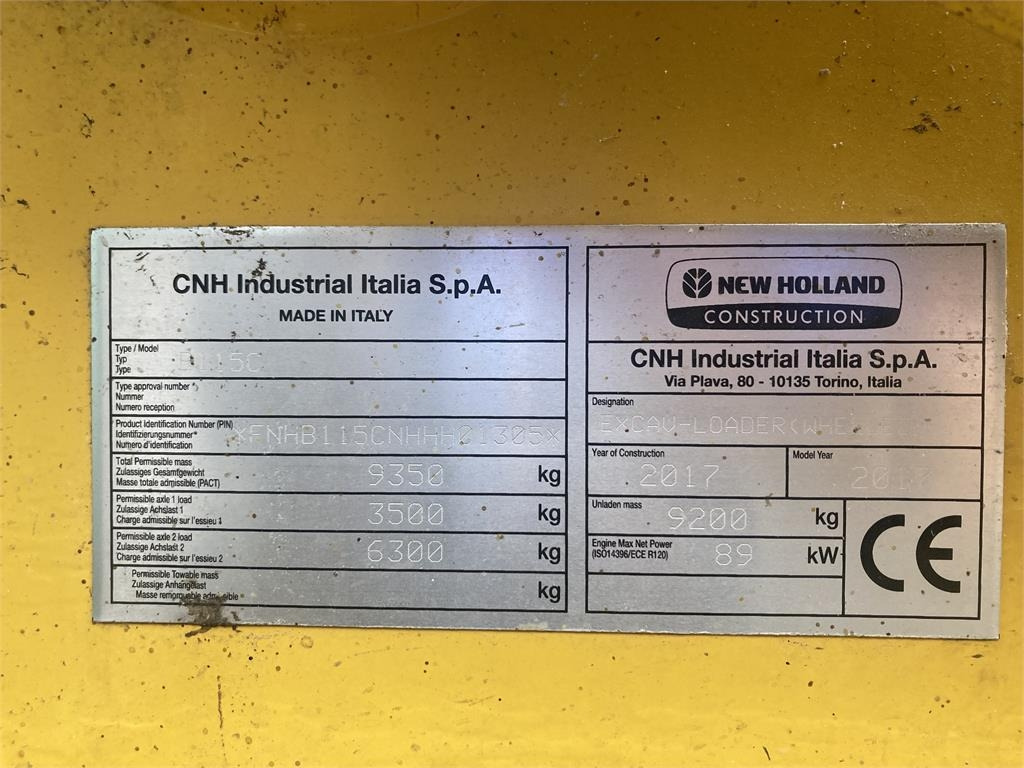 New Holland B115C CP - Tractopelle: photos 3 New Holland B115C CP - Tractopelle: photos 3