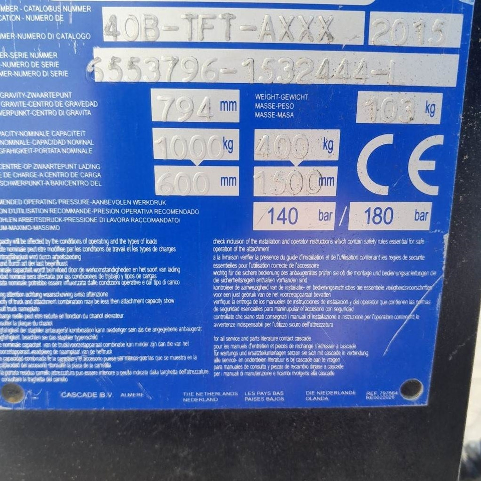 Cascade INTEGRAL FORK POS. - Fourches: photos 3 Cascade INTEGRAL FORK POS. - Fourches: photos 3
