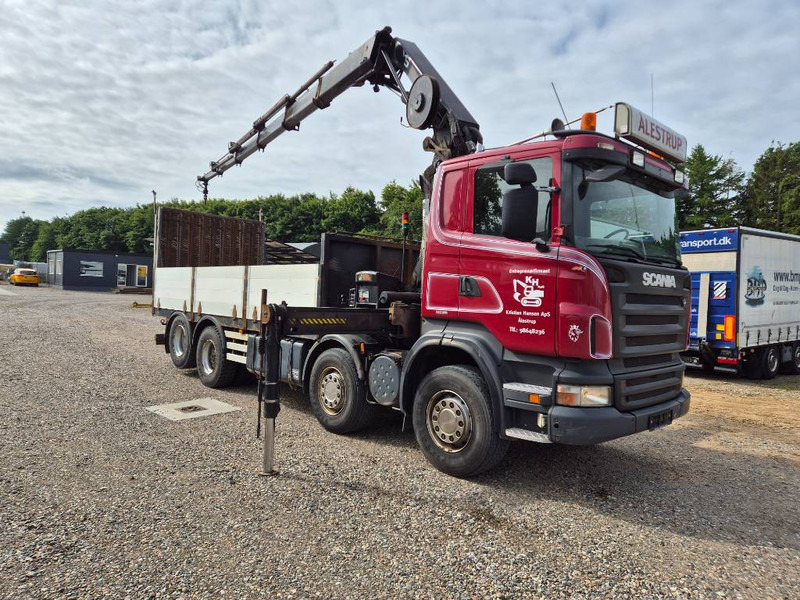 Scania R480 8x2/4 // Hiab 244 EP-5 // Hyd - ramp - Camion grue: photos 1 Scania R480 8x2/4 // Hiab 244 EP-5 // Hyd - ramp - Camion grue: photos 1