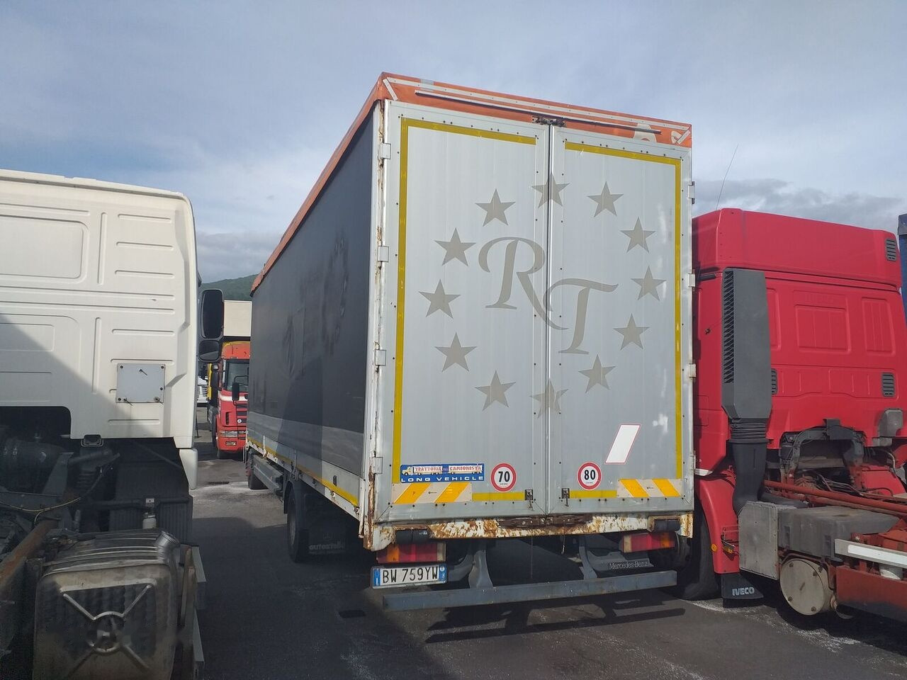 Mercedes-Benz ATEGO 12.28 - Camion à rideaux coulissants: photos 5 Mercedes-Benz ATEGO 12.28 - Camion à rideaux coulissants: photos 5