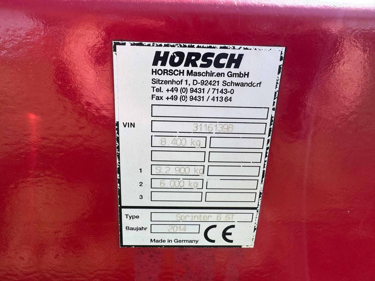 Horsh Sprinter 6 ST - Semoir/ Planteuse: photos 4 Horsh Sprinter 6 ST - Semoir/ Planteuse: photos 4