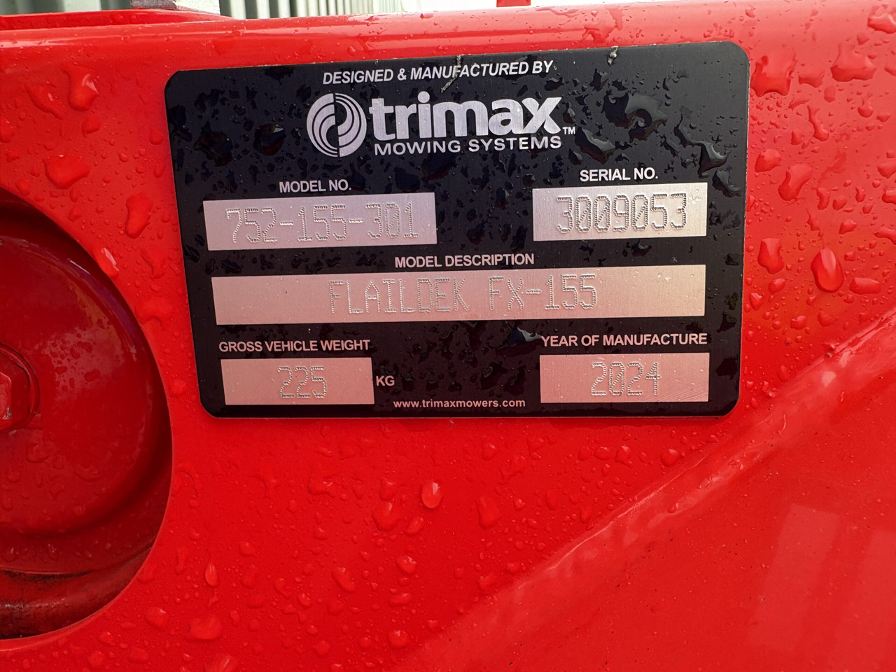 Trimax FX-155 Outfront Flail Mower - Broyeur à axe horizontal: photos 2 Trimax FX-155 Outfront Flail Mower - Broyeur à axe horizontal: photos 2