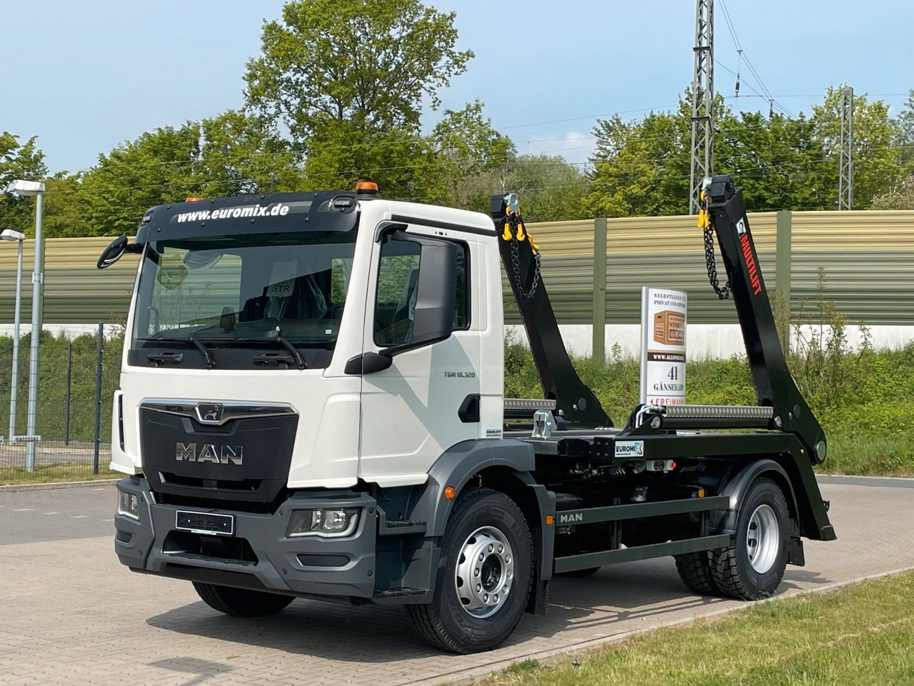 MAN TGM 18.320 4x2 Euro 6e Hiab Multilift Futura 12 - Camion benne, Camion grue: photos 1 MAN TGM 18.320 4x2 Euro 6e Hiab Multilift Futura 12 - Camion benne, Camion grue: photos 1