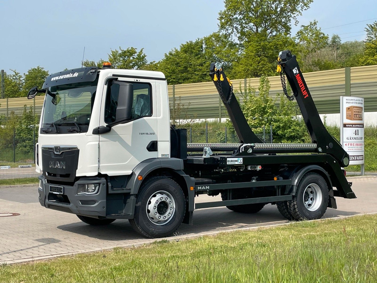 MAN TGM 18.320 4x2 Euro 6e Hiab Multilift Futura 12 - Camion benne, Camion grue: photos 2 MAN TGM 18.320 4x2 Euro 6e Hiab Multilift Futura 12 - Camion benne, Camion grue: photos 2