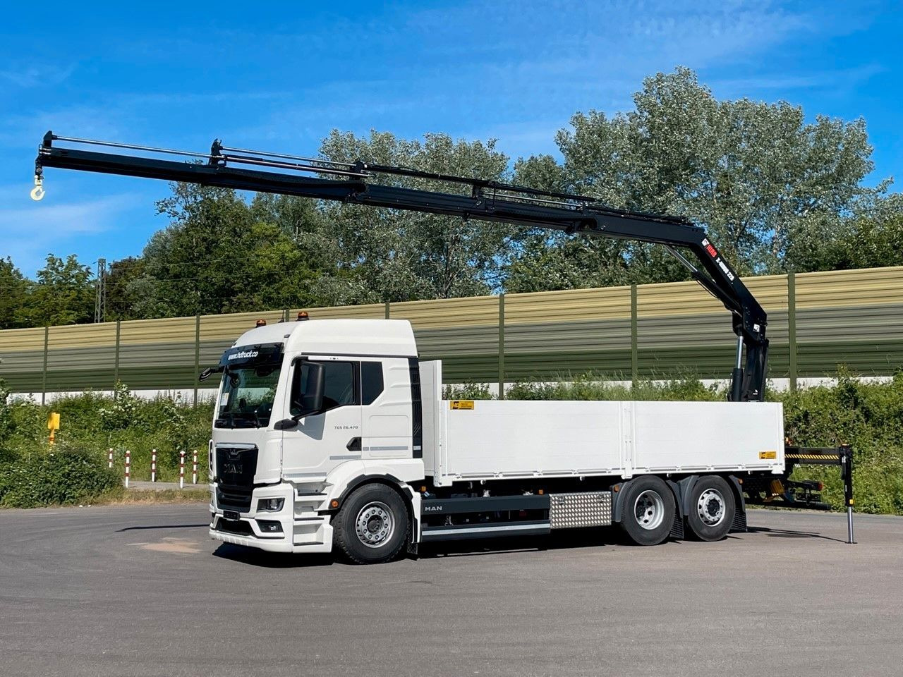 MAN TGS 26.480 6X2 Euro6 Retarder HIAB 228 - 4 - Camion plateau, Camion grue: photos 2 MAN TGS 26.480 6X2 Euro6 Retarder HIAB 228 - 4 - Camion plateau, Camion grue: photos 2
