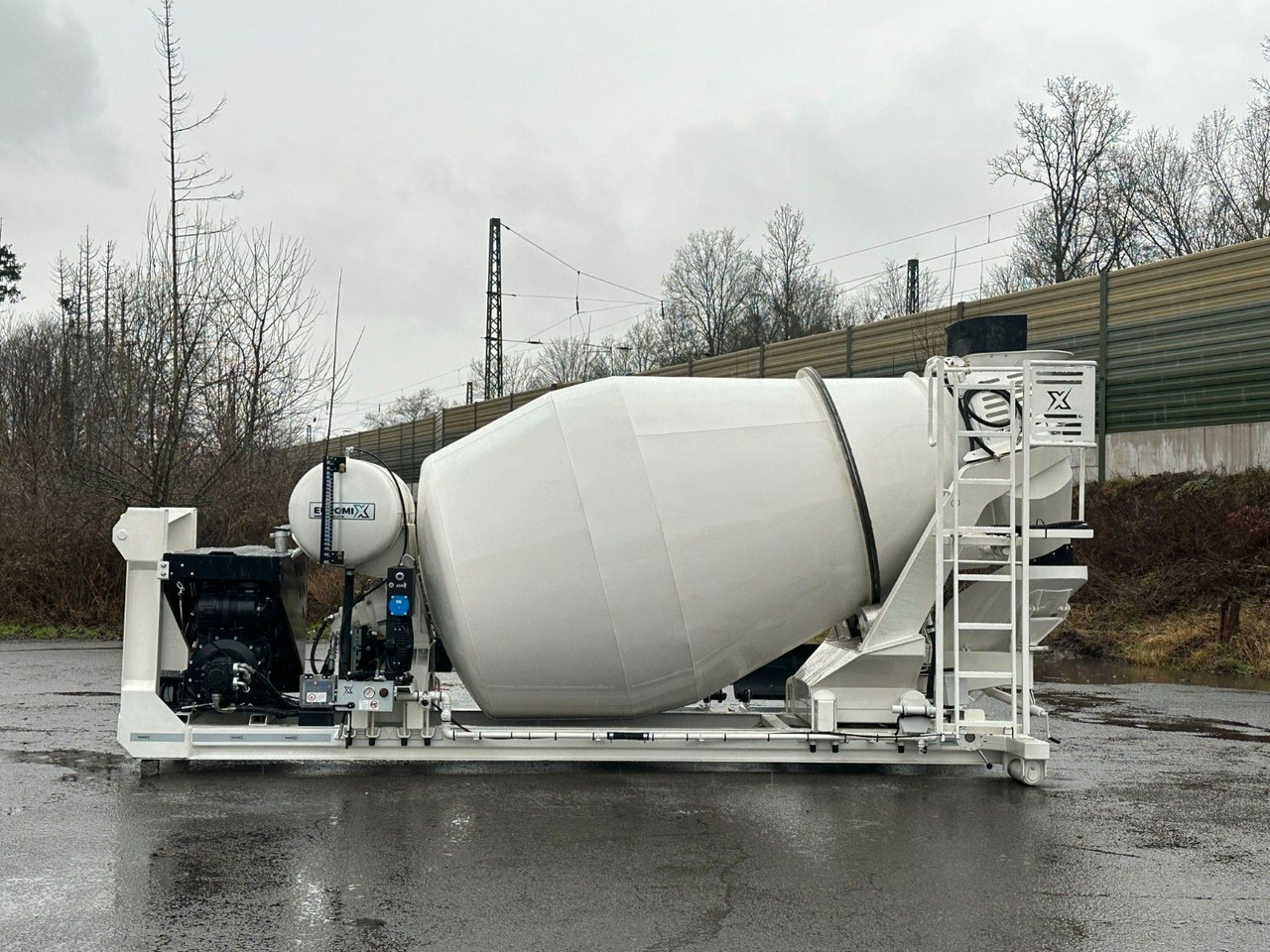 Camion ampliroll, Camion grue MAN TGS 33.440 6x4 Euro6e Abroller + Fahrmischer: photos 18