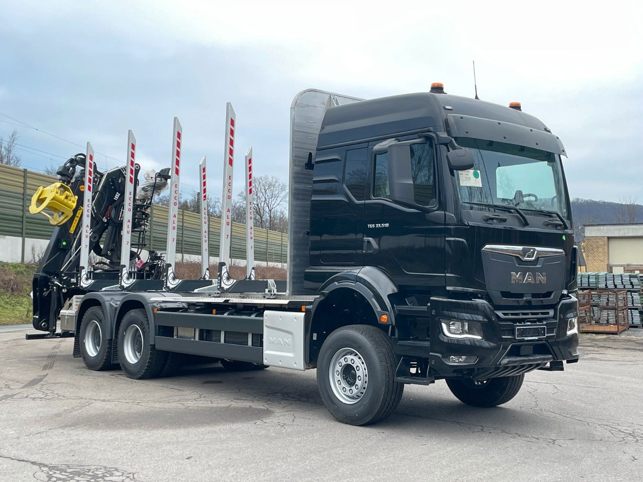 MAN TGS 33.510 6X4 BL Euro6e LogLift 165Z - Camion grumier, Camion grue: photos 1 MAN TGS 33.510 6X4 BL Euro6e LogLift 165Z - Camion grumier, Camion grue: photos 1