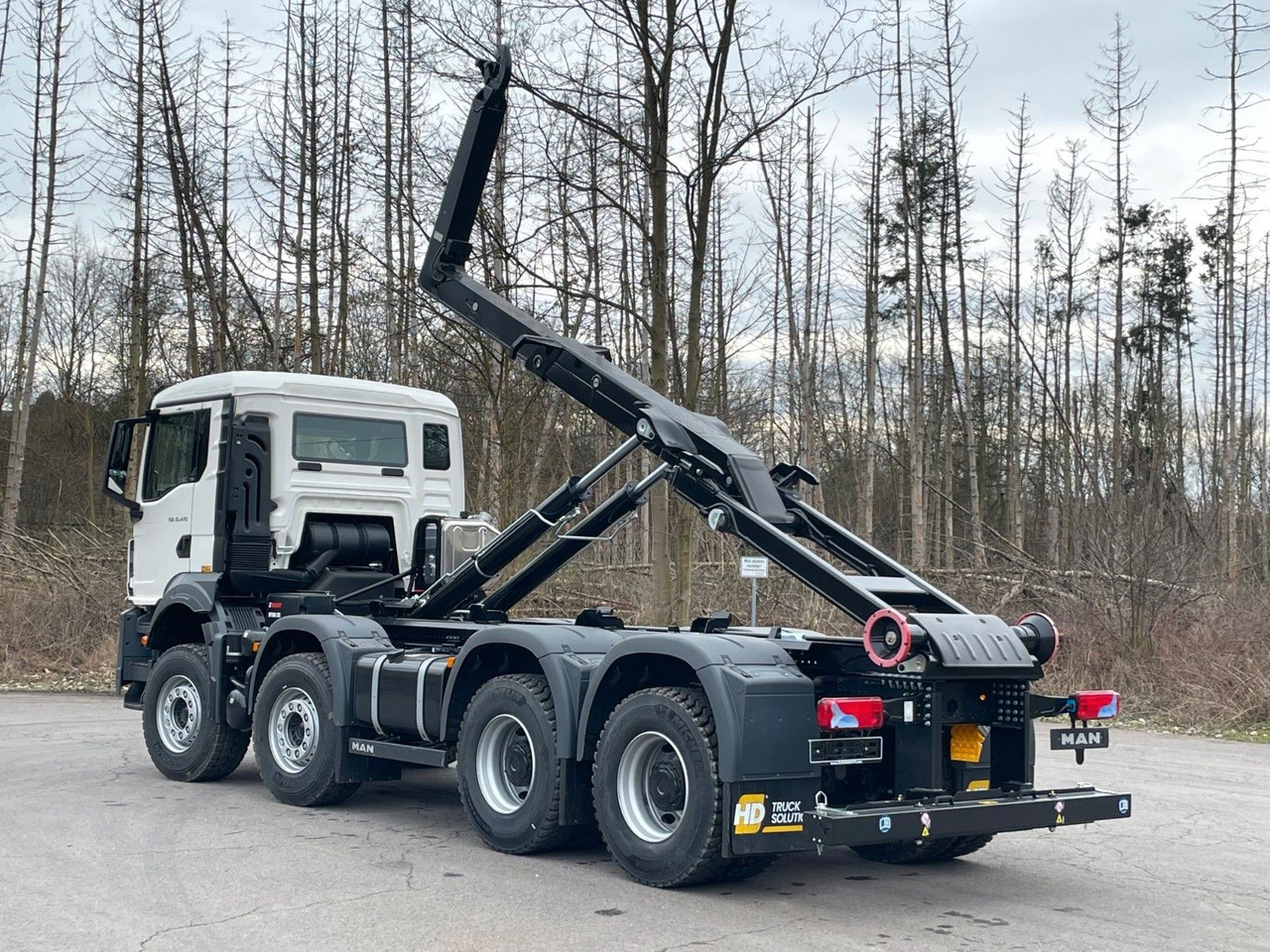 MAN TGS 35.470 8x4 Euro6e Hiab MultLift Abrollkipper - Camion ampliroll, Camion grue: photos 4 MAN TGS 35.470 8x4 Euro6e Hiab MultLift Abrollkipper - Camion ampliroll, Camion grue: photos 4
