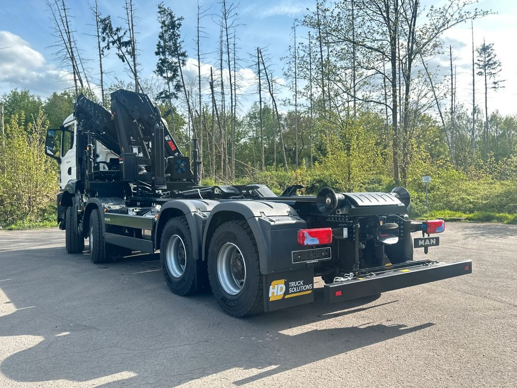 MAN TGS 35.520 8x4 Abrollkipper + Kran HIAB 228-6 - Camion ampliroll, Camion grue: photos 5 MAN TGS 35.520 8x4 Abrollkipper + Kran HIAB 228-6 - Camion ampliroll, Camion grue: photos 5