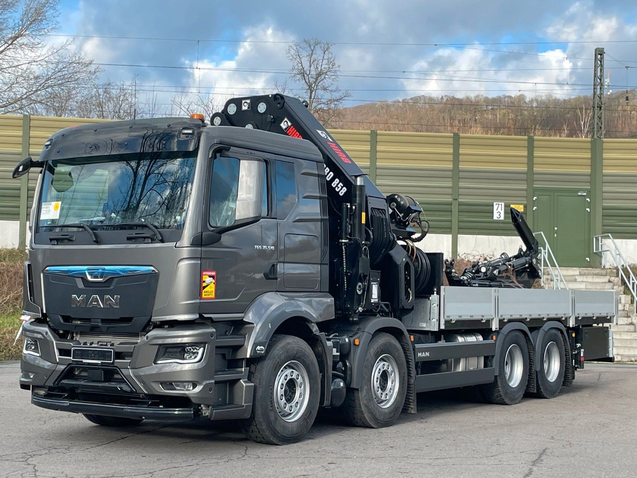 MAN TGS 35.520 8x4 BL HIAB X-HIPRO 658 EP-6 - Camion grue: photos 2 MAN TGS 35.520 8x4 BL HIAB X-HIPRO 658 EP-6 - Camion grue: photos 2