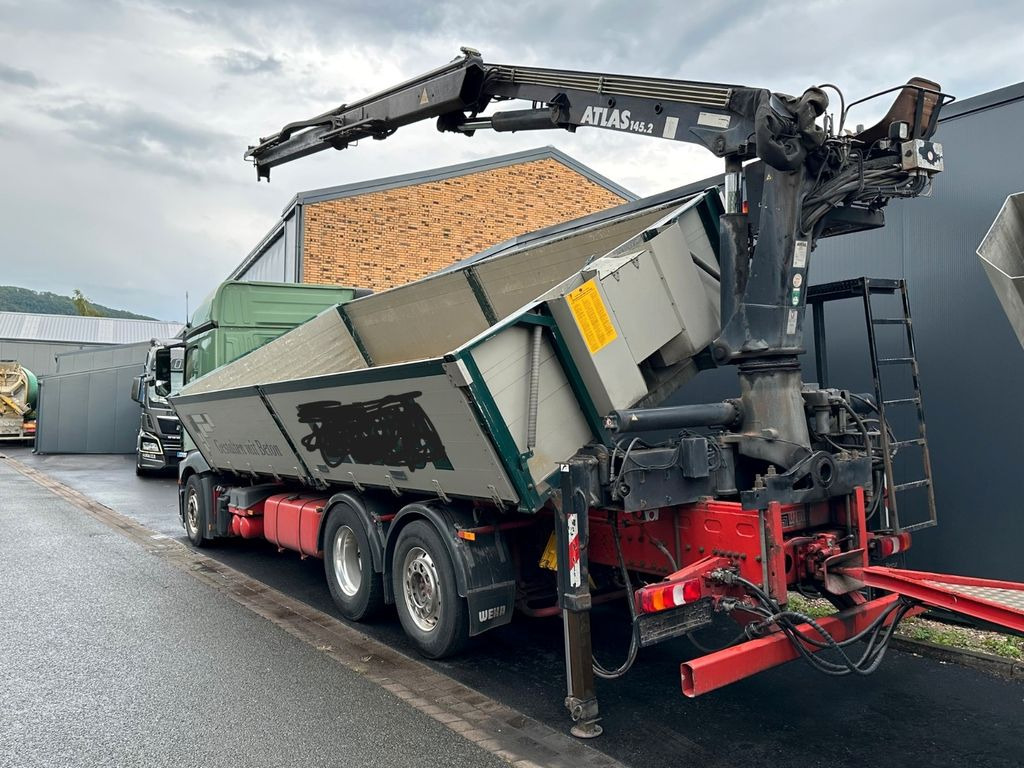 Camion benne, Camion grue Mercedes-Benz 2545 6x2 Euro6 2-Seiten-Kipper ATLAS 145 KRAN: photos 8