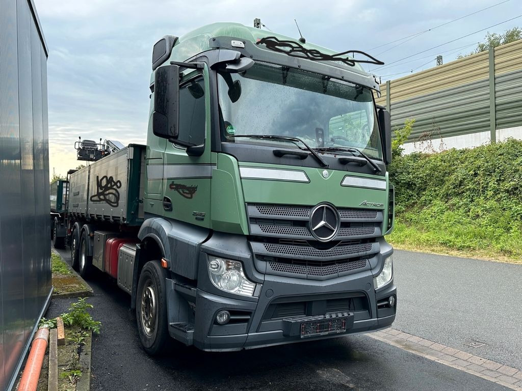Camion benne, Camion grue Mercedes-Benz 2545 6x2 Euro6 2-Seiten-Kipper ATLAS 145 KRAN: photos 12