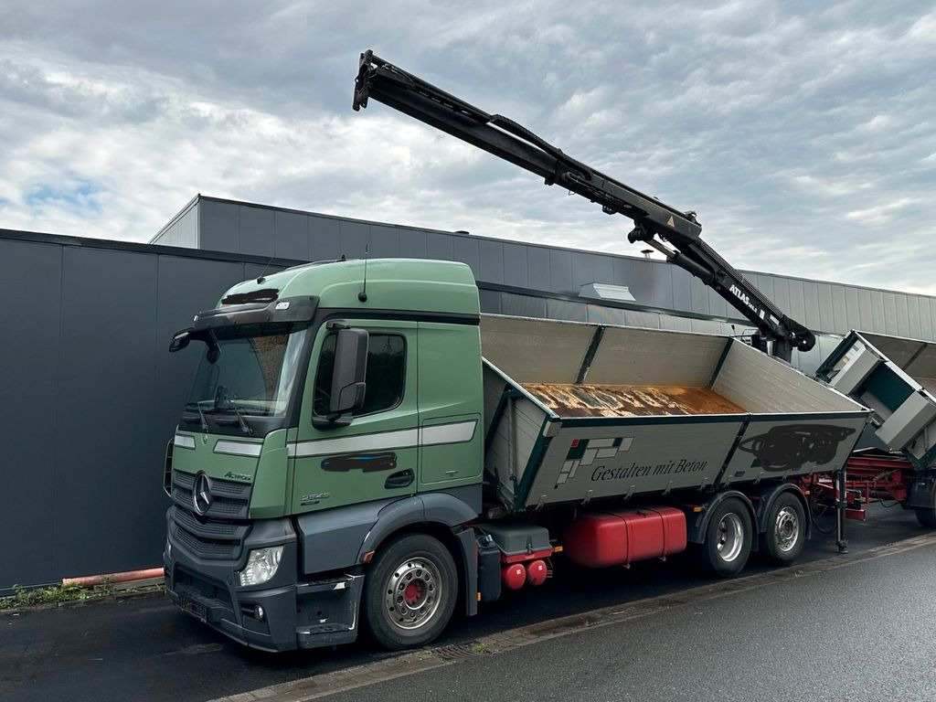 Camion benne, Camion grue Mercedes-Benz 2545 6x2 Euro6 2-Seiten-Kipper ATLAS 145 KRAN: photos 6