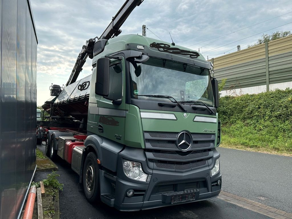 Camion benne, Camion grue Mercedes-Benz 2545 6x2 Euro6 2-Seiten-Kipper ATLAS 145 KRAN: photos 9