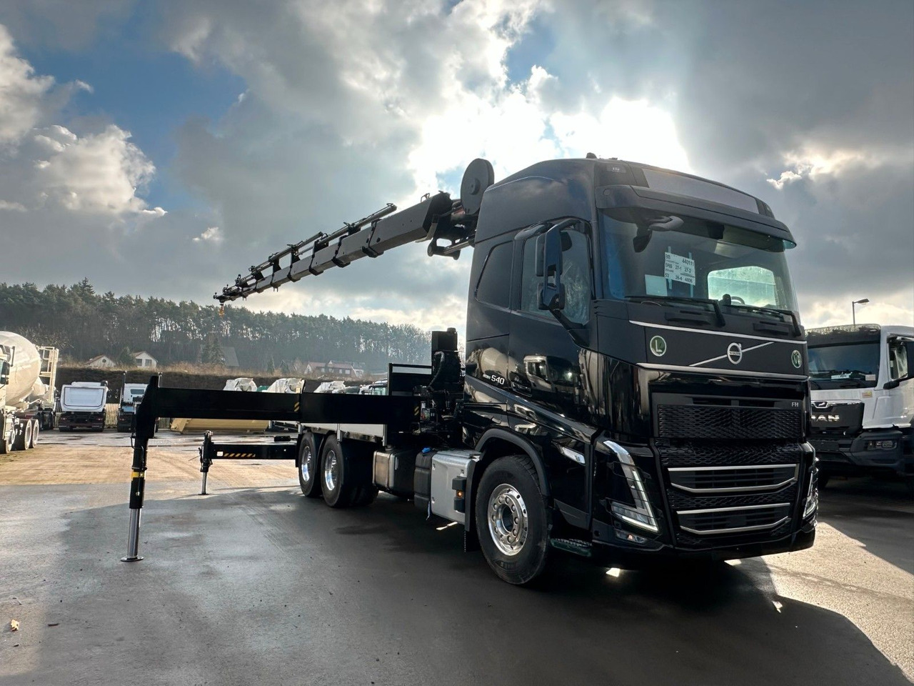 Volvo FH 540 6x4 Euro6e HIAB X-HIPRO 548 E 8 - Camion plateau, Camion grue: photos 5 Volvo FH 540 6x4 Euro6e HIAB X-HIPRO 548 E 8 - Camion plateau, Camion grue: photos 5