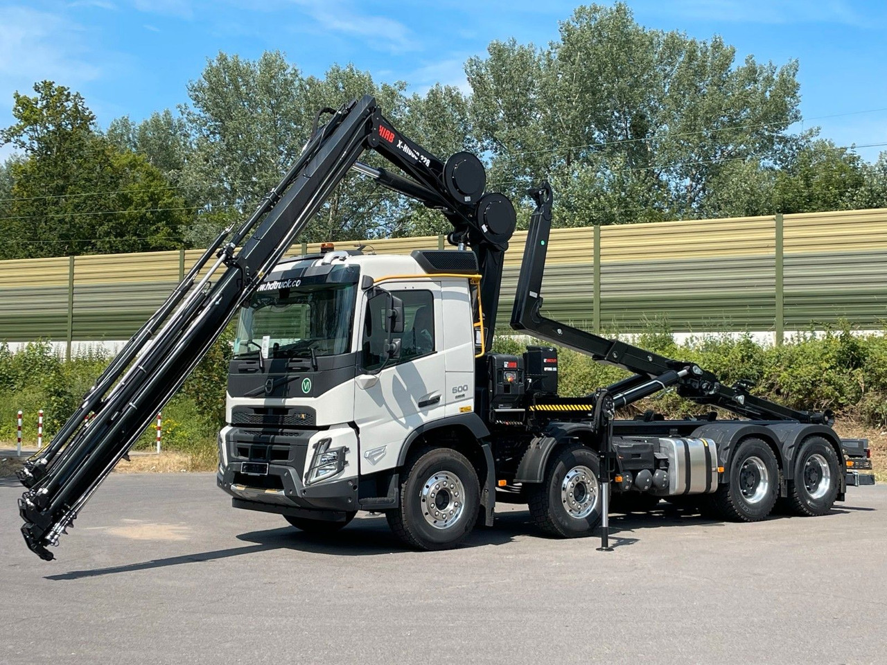 Crédit-bail  Volvo FMX 500 8x4 Abrollkipper + Kran Hiab 228-6 Volvo FMX 500 8x4 Abrollkipper + Kran Hiab 228-6: photos 9