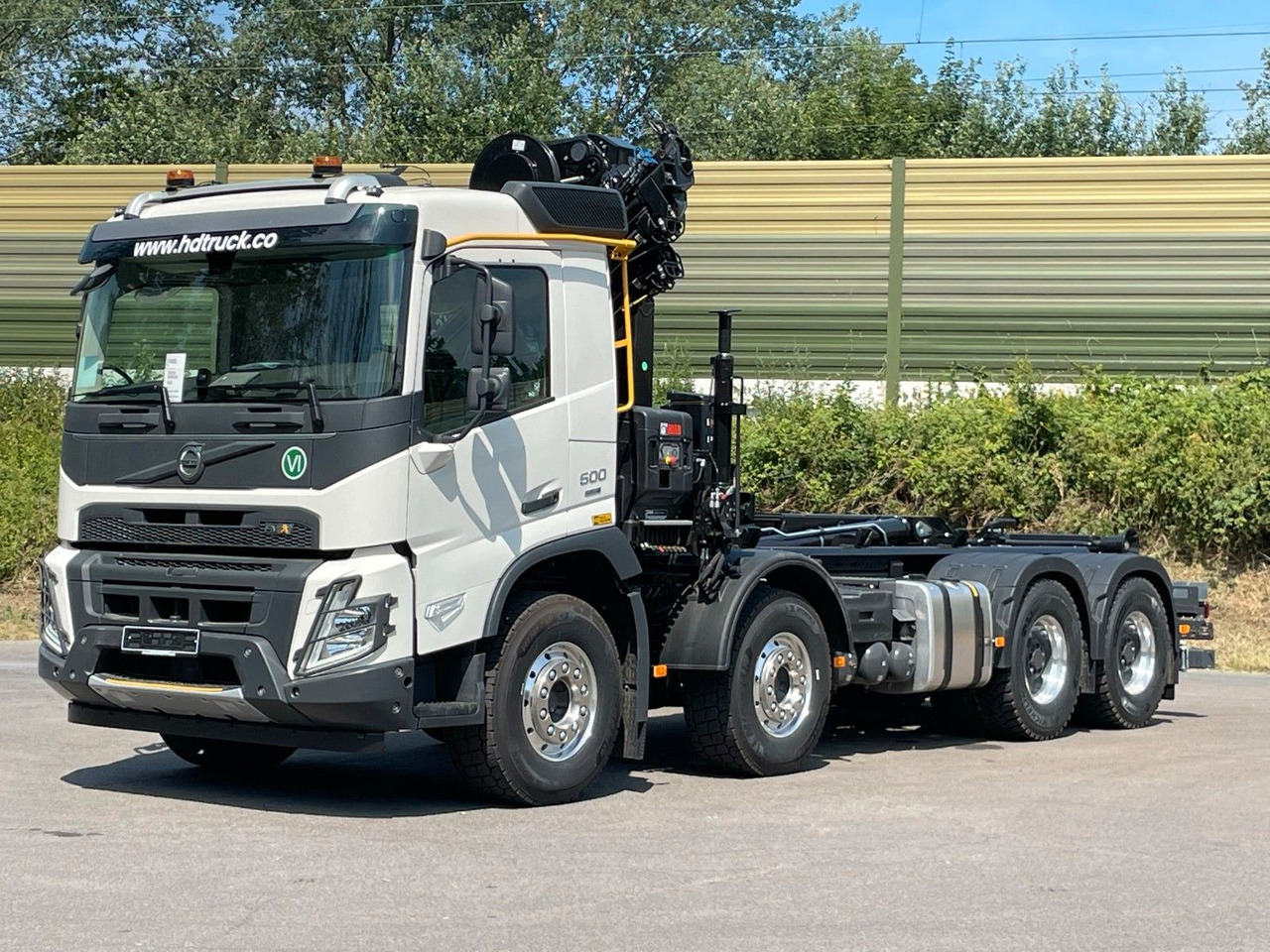 Volvo FMX 500 8x4 Abrollkipper + Kran Hiab 228-6 - Camion ampliroll, Camion grue: photos 2 Volvo FMX 500 8x4 Abrollkipper + Kran Hiab 228-6 - Camion ampliroll, Camion grue: photos 2