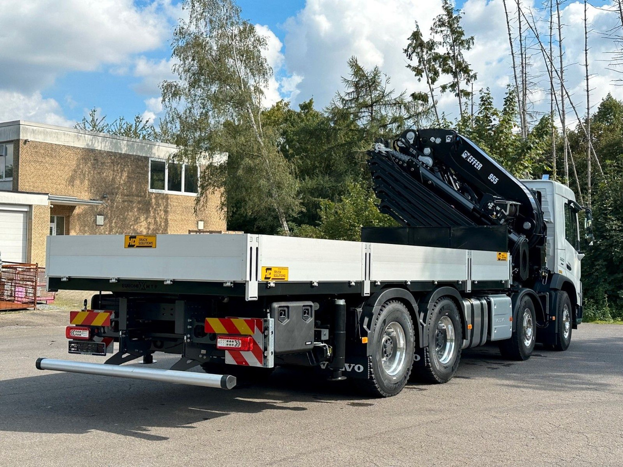Camion grue Volvo FMX 500 8x4 EFFER 955-8s + Jib 6s: photos 8
