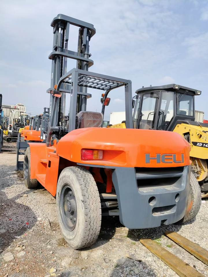 6-Meter Lift Height Mast Forklift Used Heli 10-Ton Forklift Truck Cpcd100 - Chariot élévateur: photos 3 6-Meter Lift Height Mast Forklift Used Heli 10-Ton Forklift Truck Cpcd100 - Chariot élévateur: photos 3