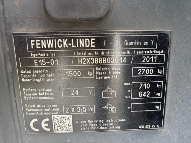 Linde E15 Heftruck - Chariot élévateur: photos 5 Linde E15 Heftruck - Chariot élévateur: photos 5