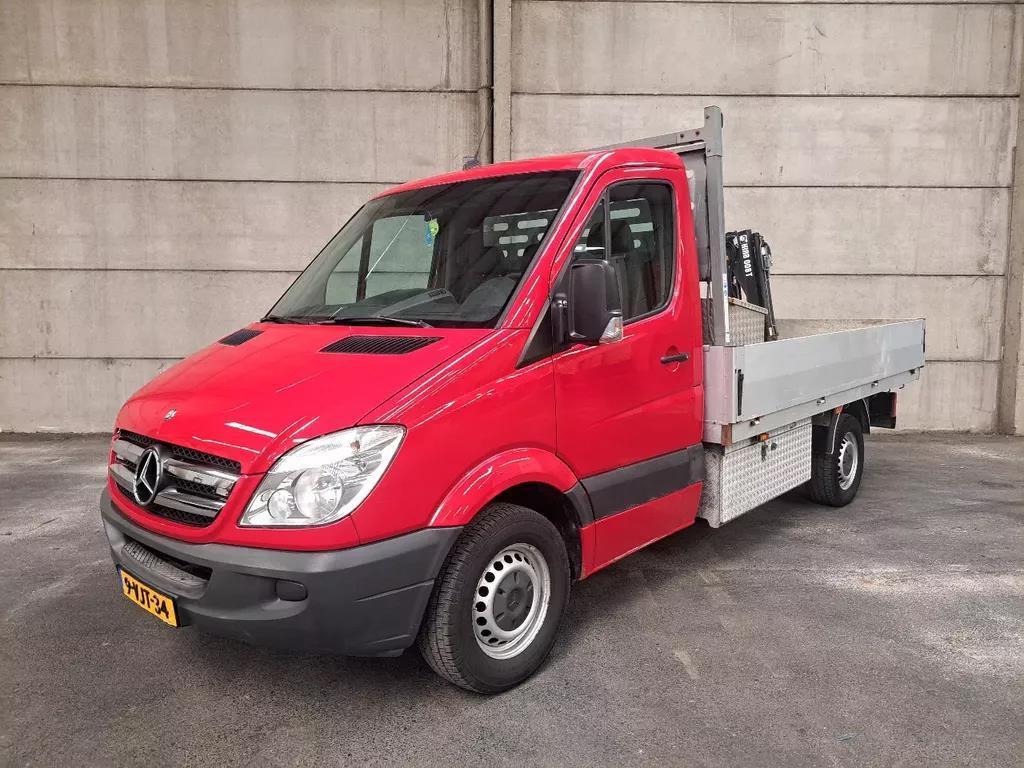 Mercedes-Benz Sprinter 313 CDI 2.2 AUT Open laadbak met Hiab 008T kraan 9-VJT-34 - Fourgon plateau: photos 1 Mercedes-Benz Sprinter 313 CDI 2.2 AUT Open laadbak met Hiab 008T kraan 9-VJT-34 - Fourgon plateau: photos 1
