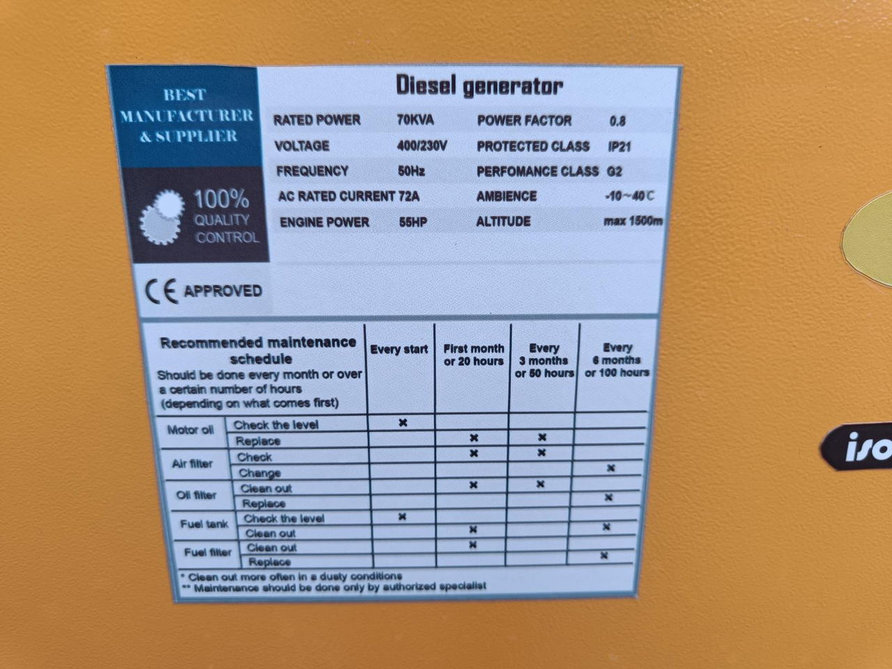Stahltech 70kVA Diesel Generator Nieuw - Groupe électrogène: photos 3 Stahltech 70kVA Diesel Generator Nieuw - Groupe électrogène: photos 3