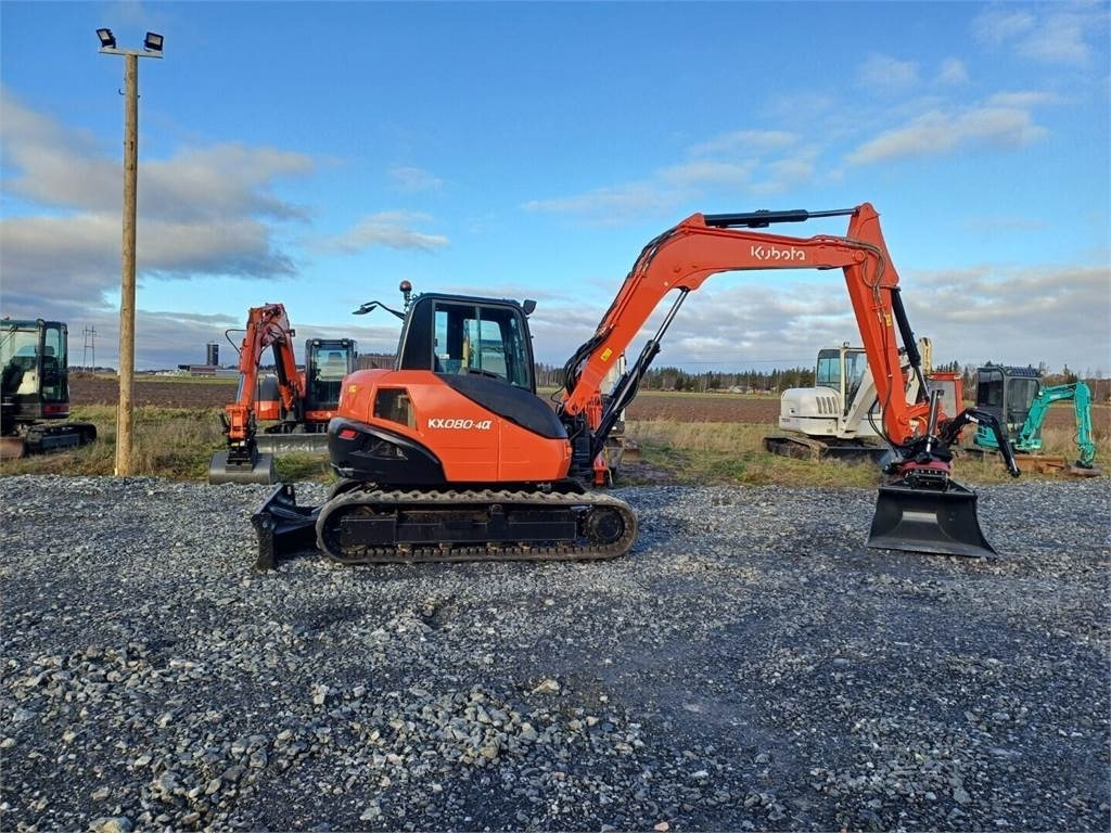 Kubota KX080-4a Pyörittäjällä - Mini pelle: photos 5 Kubota KX080-4a Pyörittäjällä - Mini pelle: photos 5
