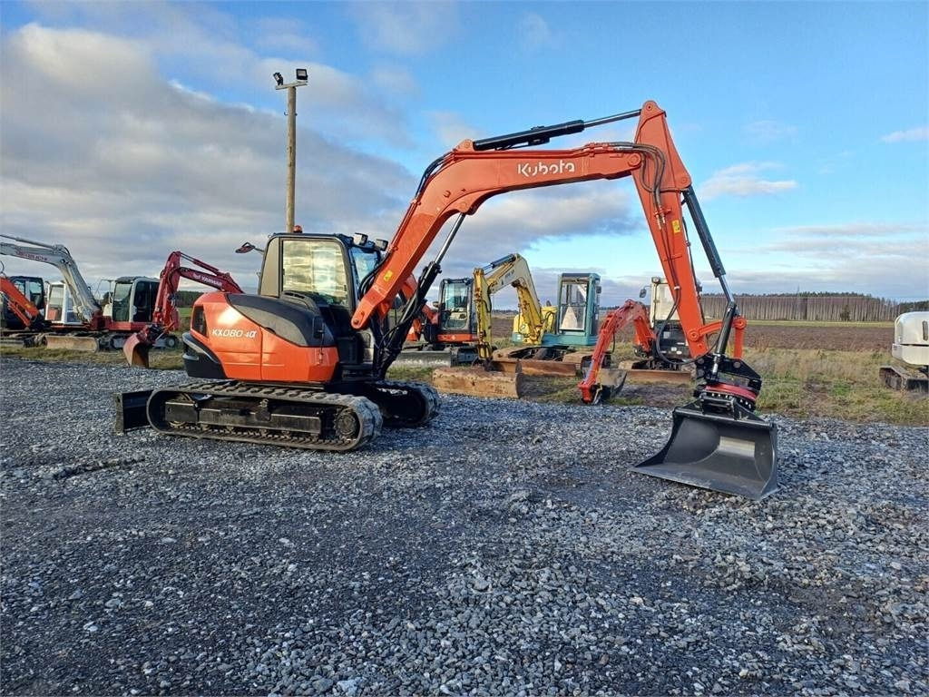 Kubota KX080-4a Pyörittäjällä - Mini pelle: photos 4 Kubota KX080-4a Pyörittäjällä - Mini pelle: photos 4