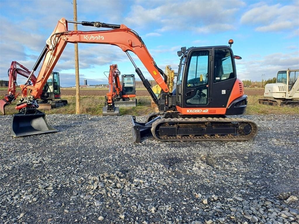 Kubota KX080-4a Pyörittäjällä - Mini pelle: photos 2 Kubota KX080-4a Pyörittäjällä - Mini pelle: photos 2