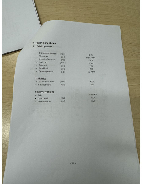 Marteau hydraulique pour Engins de chantier Liebherr Vibro Hammer: photos 9 Marteau hydraulique pour Engins de chantier Liebherr Vibro Hammer: photos 9