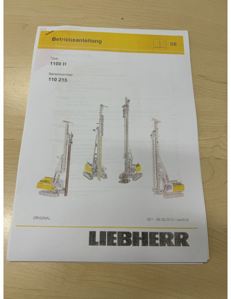 Marteau hydraulique pour Engins de chantier Liebherr Vibro Hammer: photos 7 Marteau hydraulique pour Engins de chantier Liebherr Vibro Hammer: photos 7