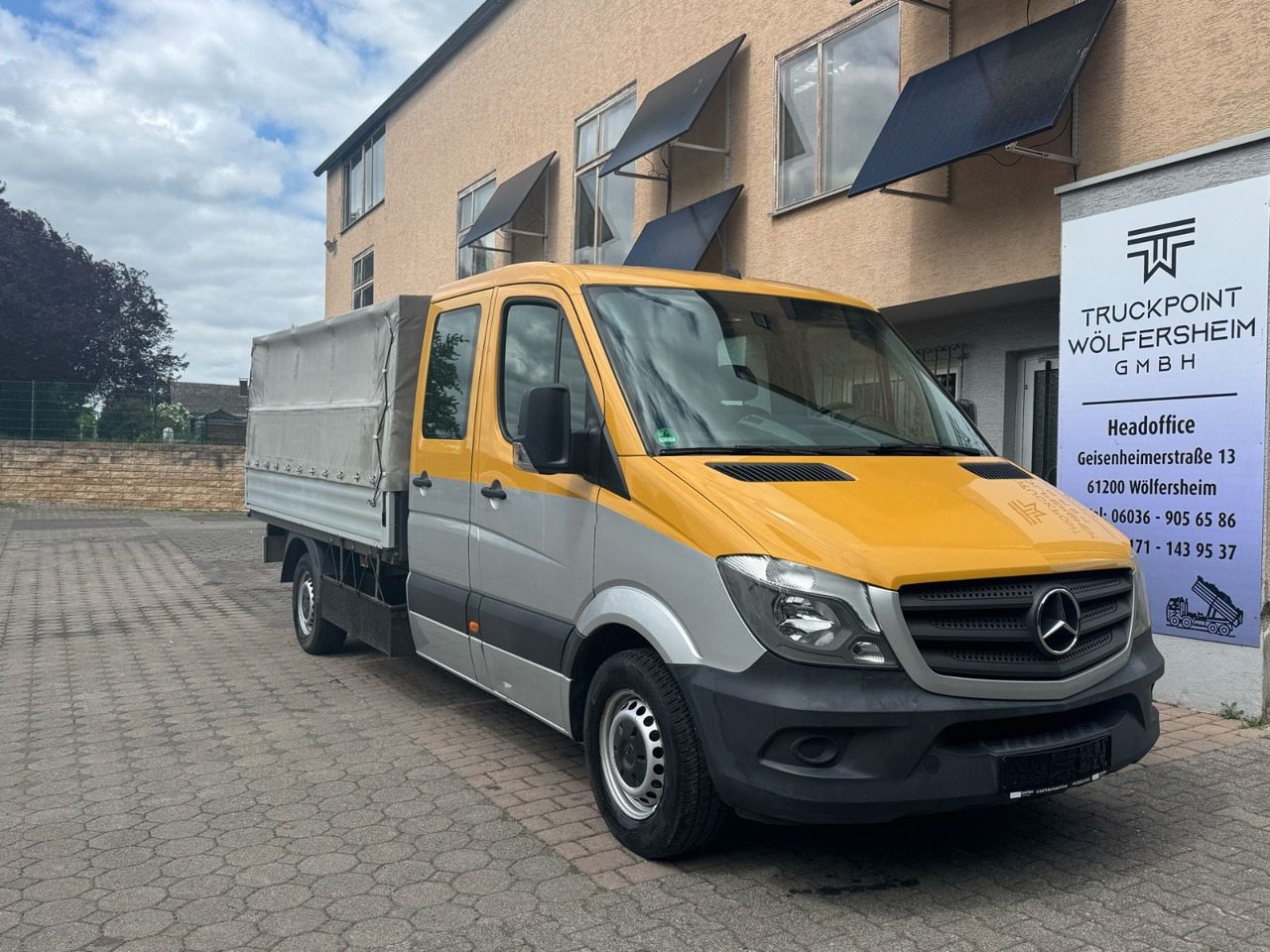 Mercedes-Benz 316 CDI/DK/Ahk/Top-Zustand/Tüv-Neu! - Véhicule utilitaire plateau baché, Utilitaire double cabine: photos 1 Mercedes-Benz 316 CDI/DK/Ahk/Top-Zustand/Tüv-Neu! - Véhicule utilitaire plateau baché, Utilitaire double cabine: photos 1