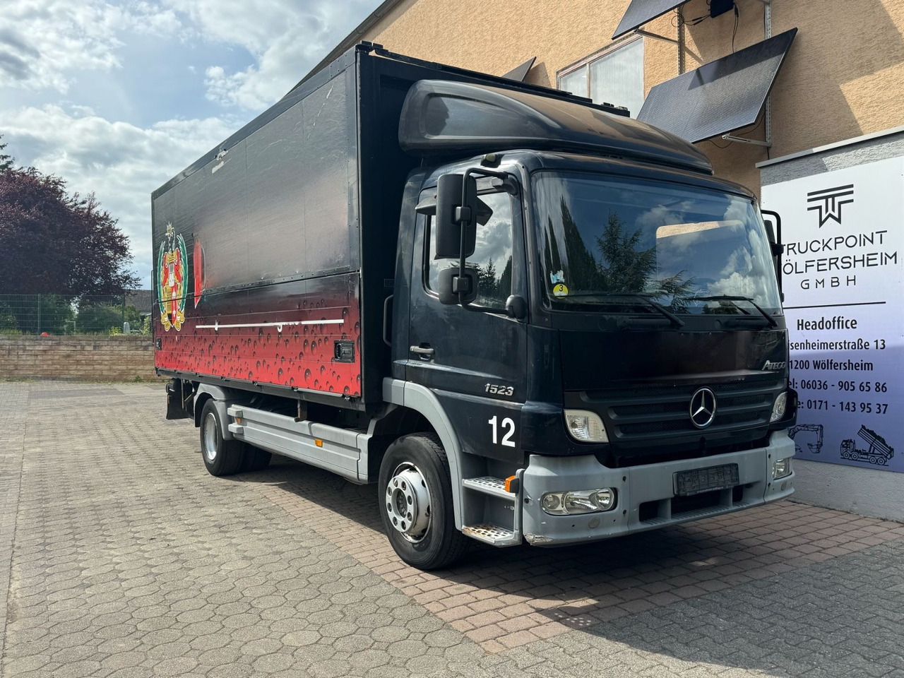 Mercedes-Benz Atego1523/LBW/AHK/Klima/Standh./aus.1Hand - Camion pour le transport de boissons: photos 1 Mercedes-Benz Atego1523/LBW/AHK/Klima/Standh./aus.1Hand - Camion pour le transport de boissons: photos 1
