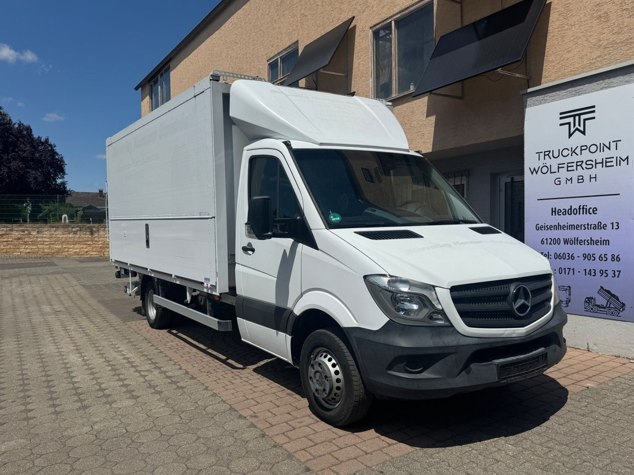 Mercedes-Benz Sprinter 514/LBW/KLIMA/aus.1Hand/GT-Zertifikat - Camion pour le transport de boissons: photos 1 Mercedes-Benz Sprinter 514/LBW/KLIMA/aus.1Hand/GT-Zertifikat - Camion pour le transport de boissons: photos 1