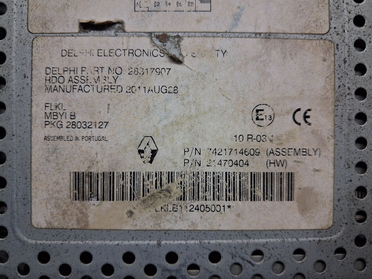 DELPHI RADIO DELPHI RADIOODTWARZACZ CD 12V RENAULT PREMIUM MIDLUM GAMA T ORYGINAŁ - Cabine et intérieur pour Camion: photos 3 DELPHI RADIO DELPHI RADIOODTWARZACZ CD 12V RENAULT PREMIUM MIDLUM GAMA T ORYGINAŁ - Cabine et intérieur pour Camion: photos 3