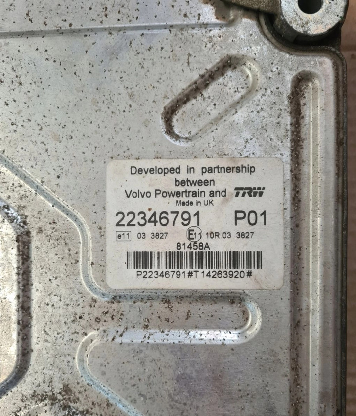 KASETA KOMPUTER MODUŁ SILNIKA ECU VOLVO FH 16 D16E EURO 5 22346791 P01 - Bloc de gestion: photos 3 KASETA KOMPUTER MODUŁ SILNIKA ECU VOLVO FH 16 D16E EURO 5 22346791 P01 - Bloc de gestion: photos 3