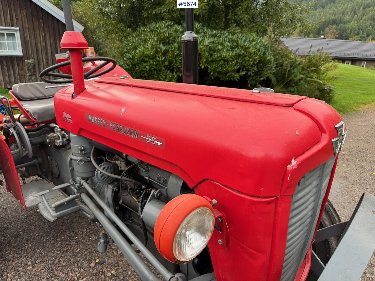 1961 Massey Ferguson 35 m/ litt utstyr - Tracteur agricole: photos 3 1961 Massey Ferguson 35 m/ litt utstyr - Tracteur agricole: photos 3